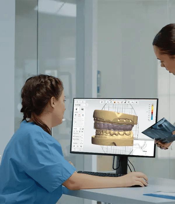 Professional dental workspace